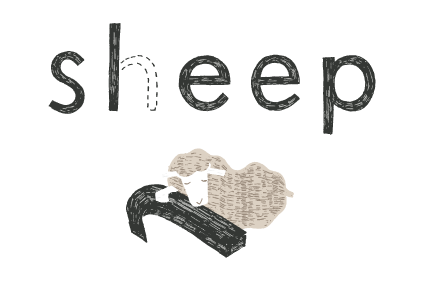 年賀状15 No 17 Sheep Sleep W 無料の年賀状とポストカード Individual Locker